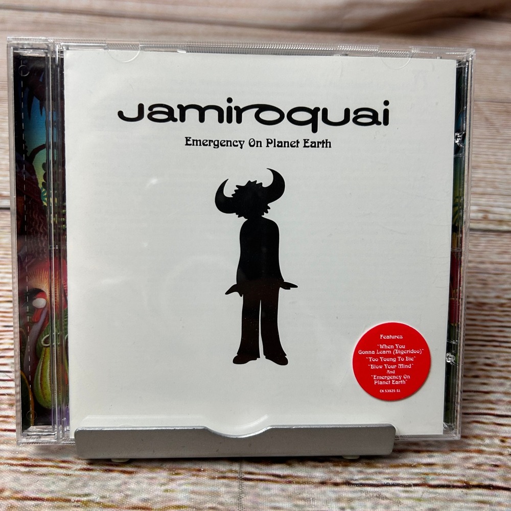Jamiroquai Emergency On Planet Earth CD 1993 Sony Music CK 53825 Acid Jazz Funk